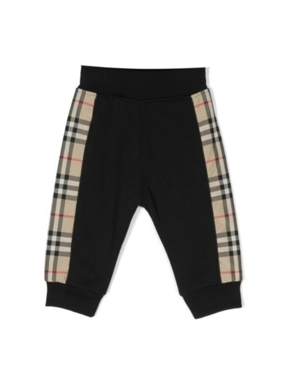 Burberry Check-Print Jogger Pants in Black, Size 2 Years New w/Tag